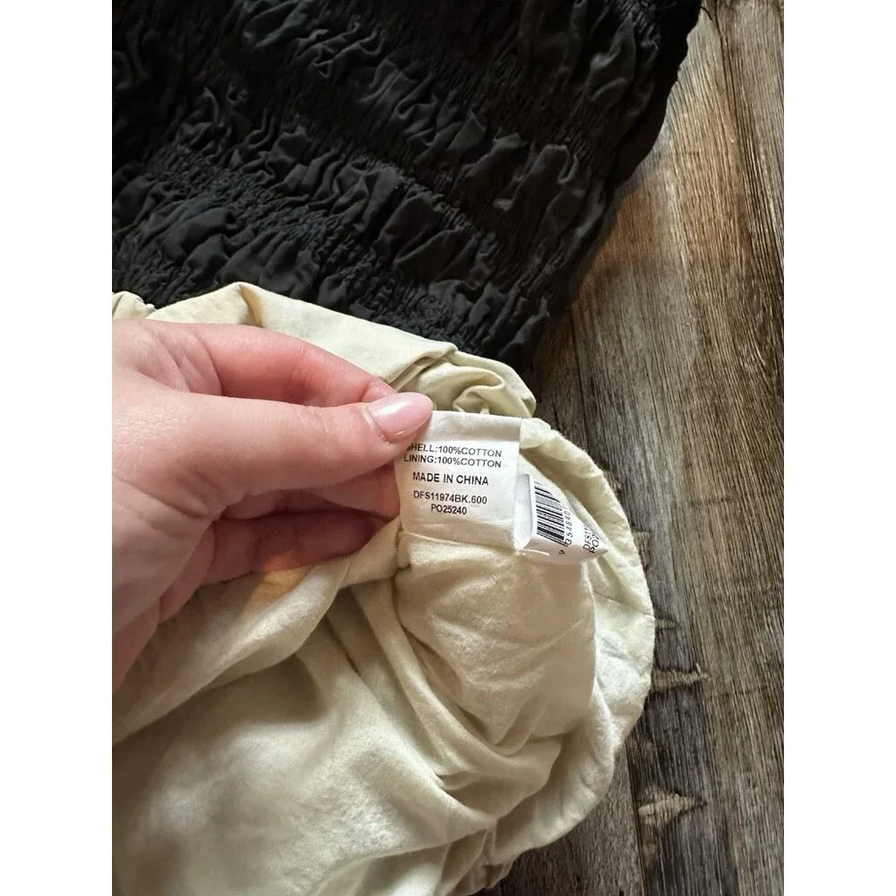 DISSH Black and Cream Strapless Mini Dress - Picture 5 of 8